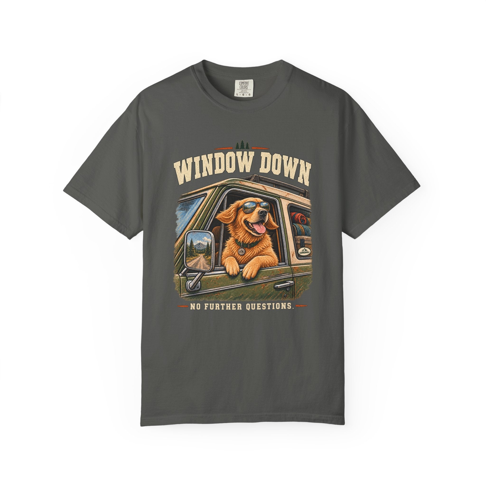 Window Down Golden Retriever