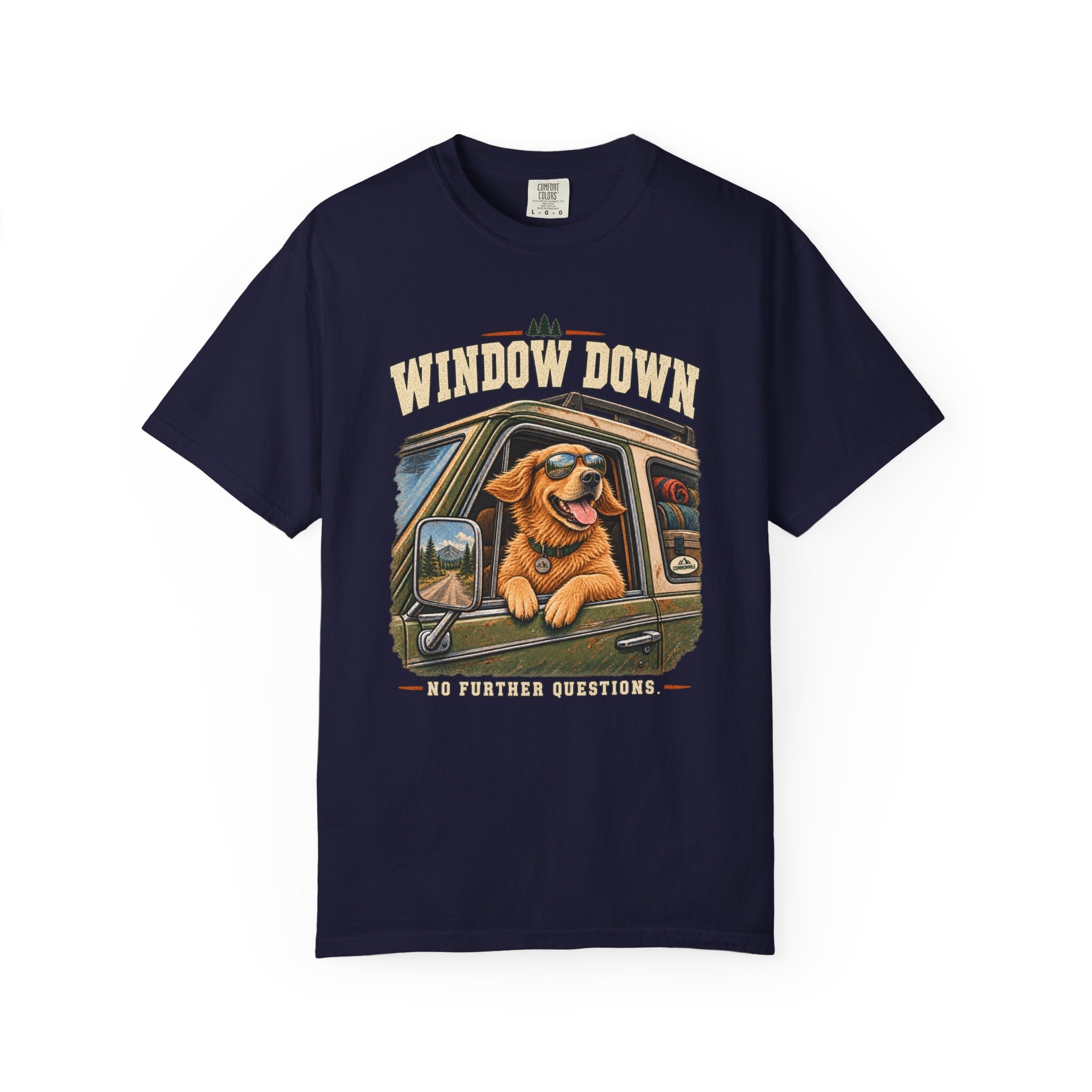 Window Down Golden Retriever