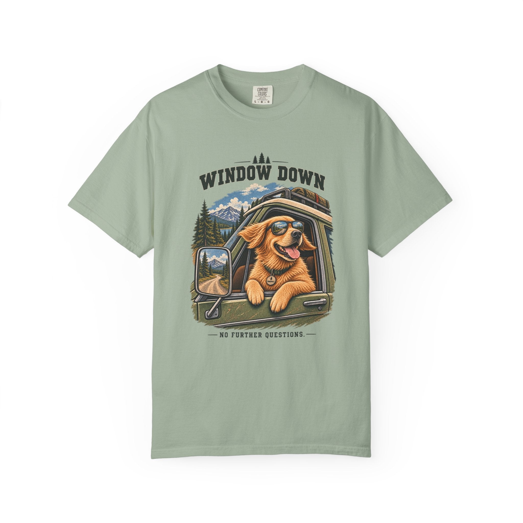 Window Down Golden Retriever