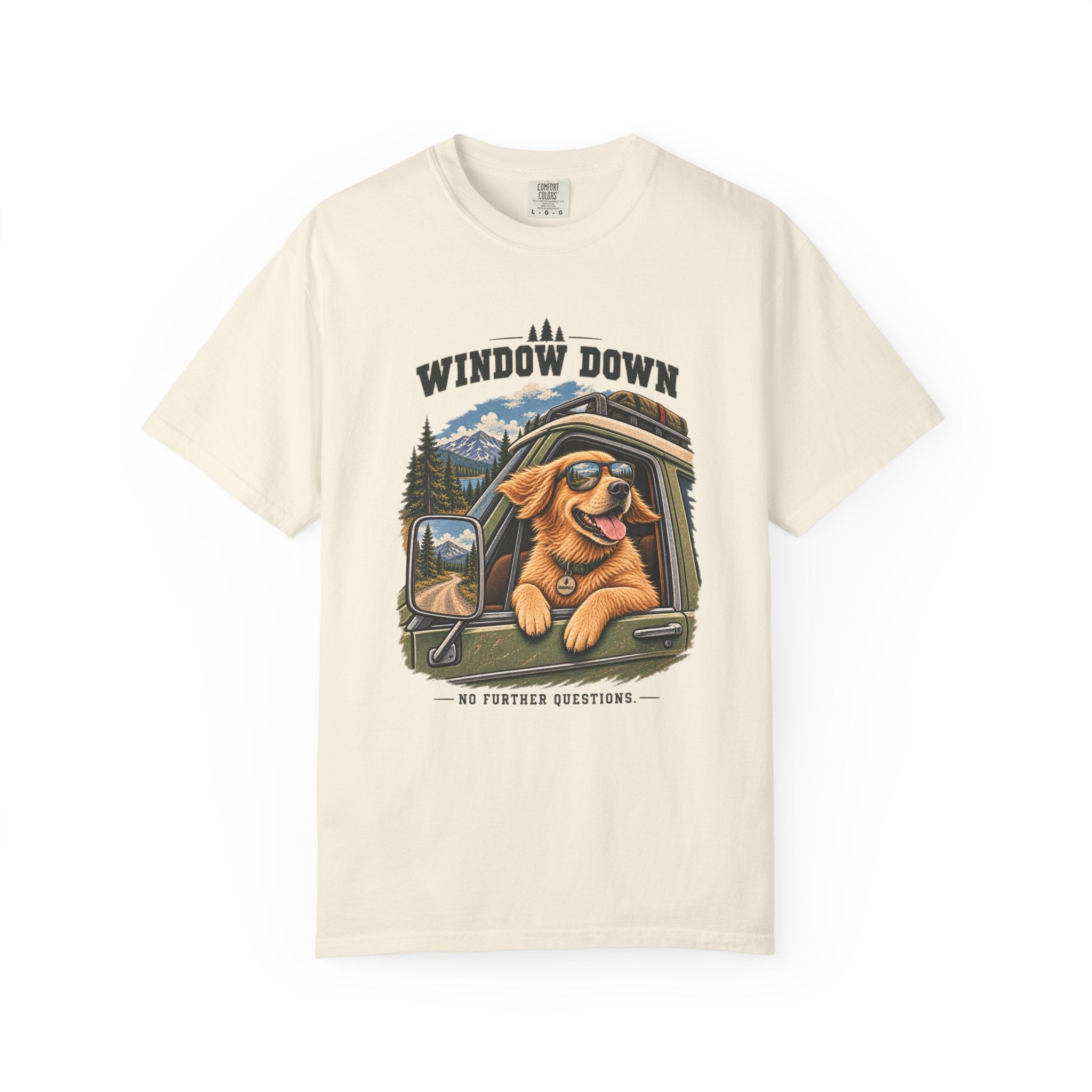 Window Down Golden Retriever