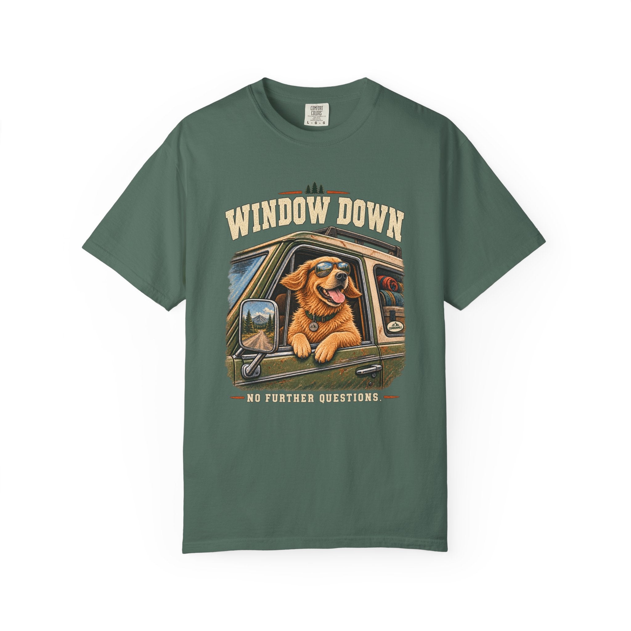 Window Down Golden Retriever
